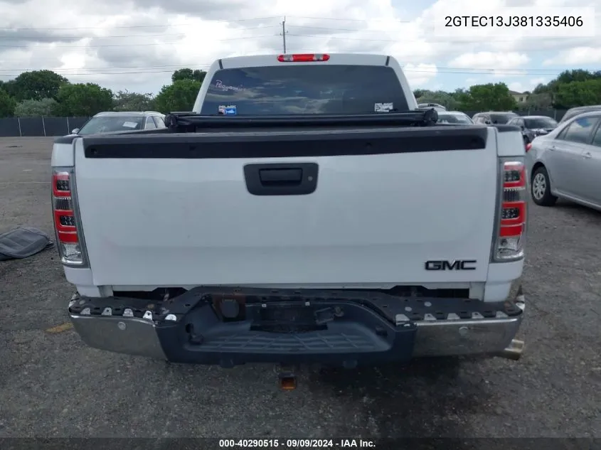 2008 GMC Sierra 1500 Sle1 VIN: 2GTEC13J381335406 Lot: 40290515