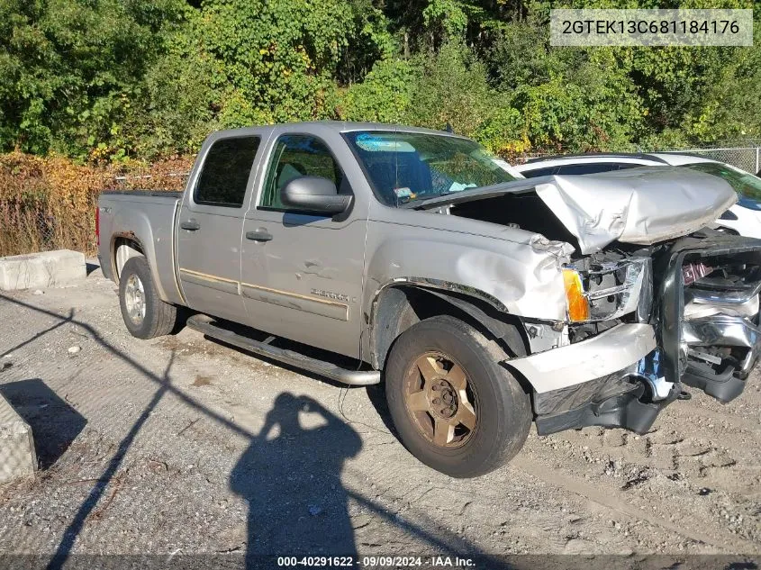 2008 GMC Sierra 1500 Sle1 VIN: 2GTEK13C681184176 Lot: 40291622