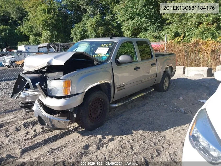 2008 GMC Sierra 1500 Sle1 VIN: 2GTEK13C681184176 Lot: 40291622