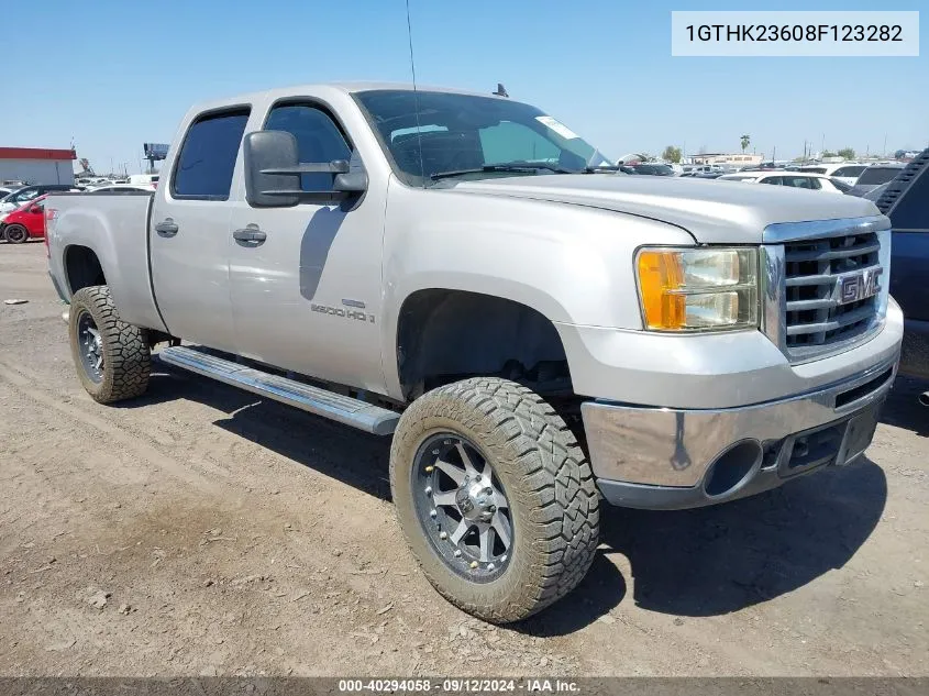 2008 GMC Sierra 2500Hd Sle2 VIN: 1GTHK23608F123282 Lot: 40294058