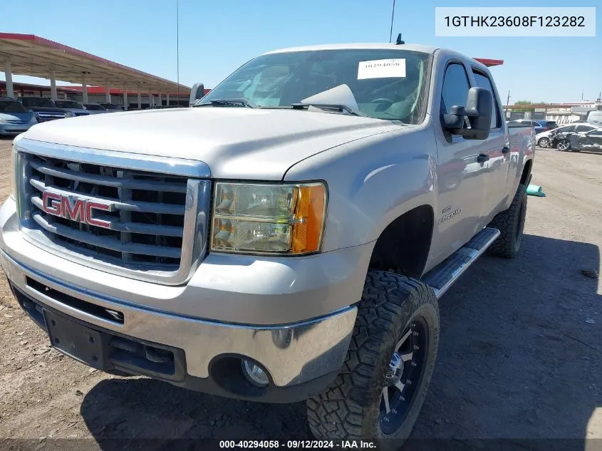 2008 GMC Sierra 2500Hd Sle2 VIN: 1GTHK23608F123282 Lot: 40294058