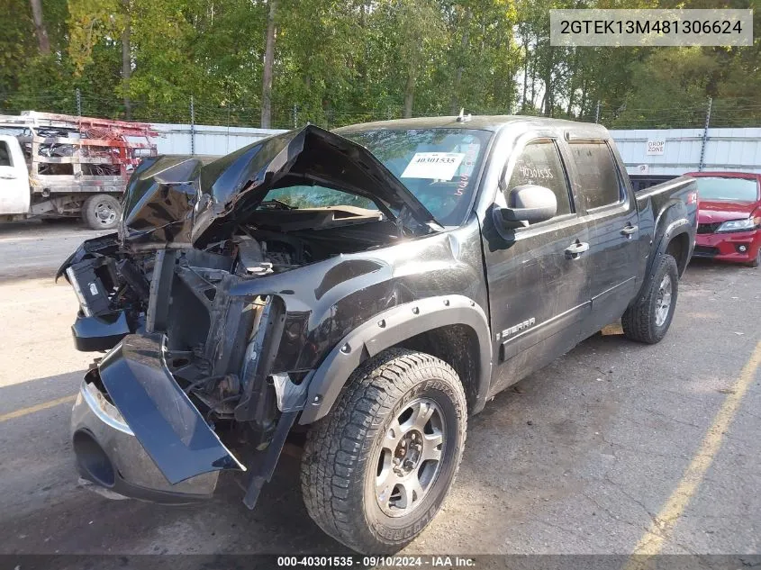 2008 GMC Sierra 1500 Sle1/Sle2/Slt/Work Truck VIN: 2GTEK13M481306624 Lot: 40301535