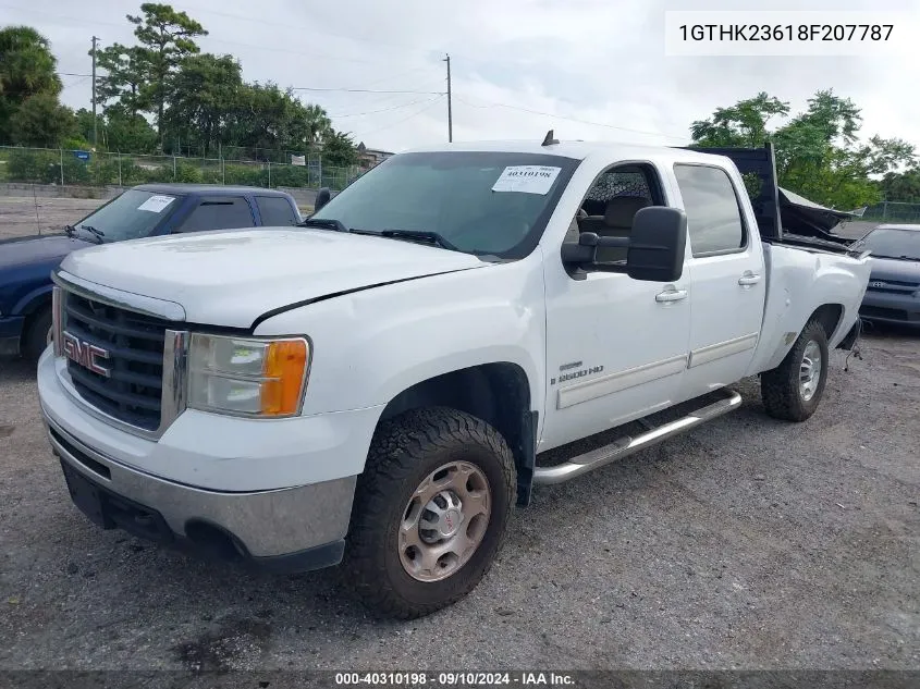 2008 GMC Sierra K2500 Heavy Duty VIN: 1GTHK23618F207787 Lot: 40310198