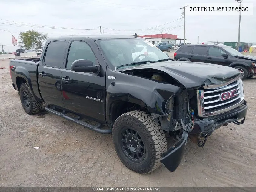 2008 GMC Sierra 1500 Slt VIN: 2GTEK13J681286530 Lot: 40314954