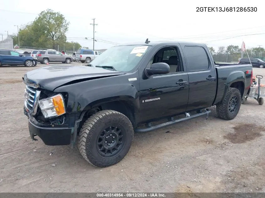 2008 GMC Sierra 1500 Slt VIN: 2GTEK13J681286530 Lot: 40314954