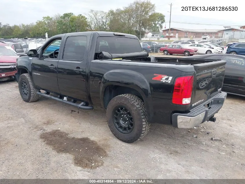 2008 GMC Sierra 1500 Slt VIN: 2GTEK13J681286530 Lot: 40314954