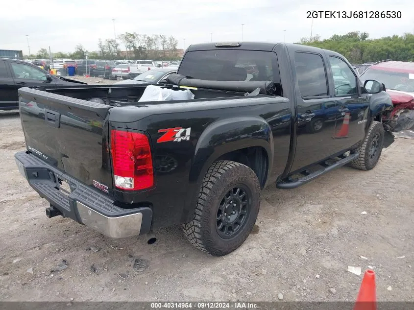 2008 GMC Sierra 1500 Slt VIN: 2GTEK13J681286530 Lot: 40314954