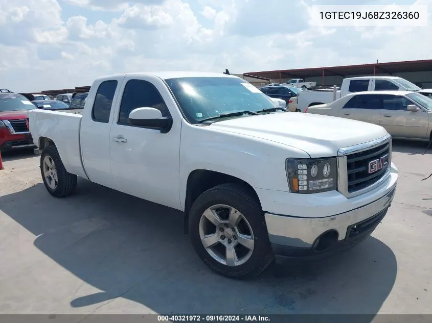 1GTEC19J68Z326360 2008 GMC Sierra 1500 Sle1