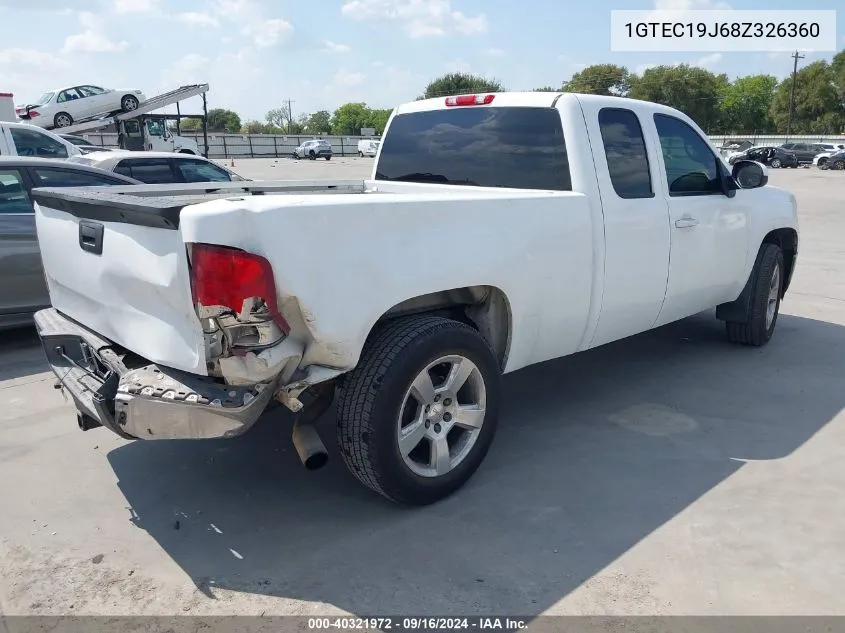 1GTEC19J68Z326360 2008 GMC Sierra 1500 Sle1