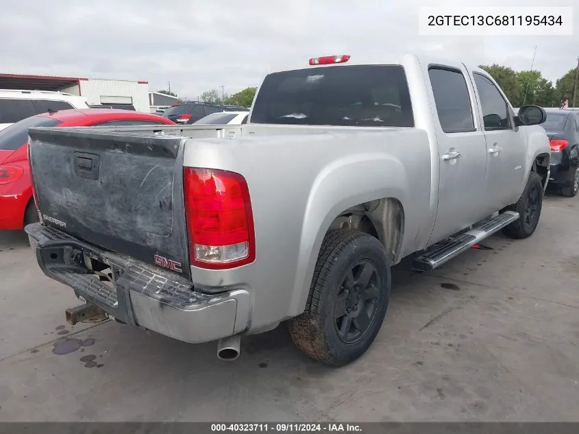 2GTEC13C681195434 2008 GMC Sierra 1500 Sl