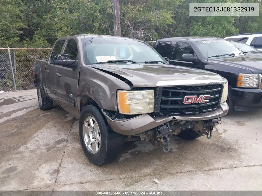 2GTEC13J681332919 2008 GMC Sierra 1500 Sle1