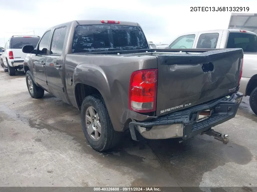 2GTEC13J681332919 2008 GMC Sierra 1500 Sle1