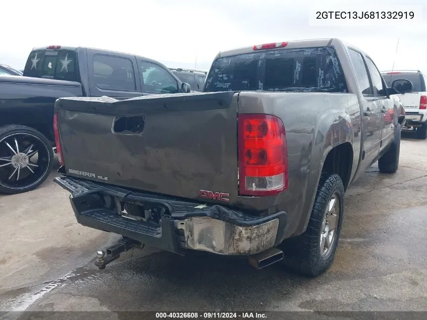 2GTEC13J681332919 2008 GMC Sierra 1500 Sle1