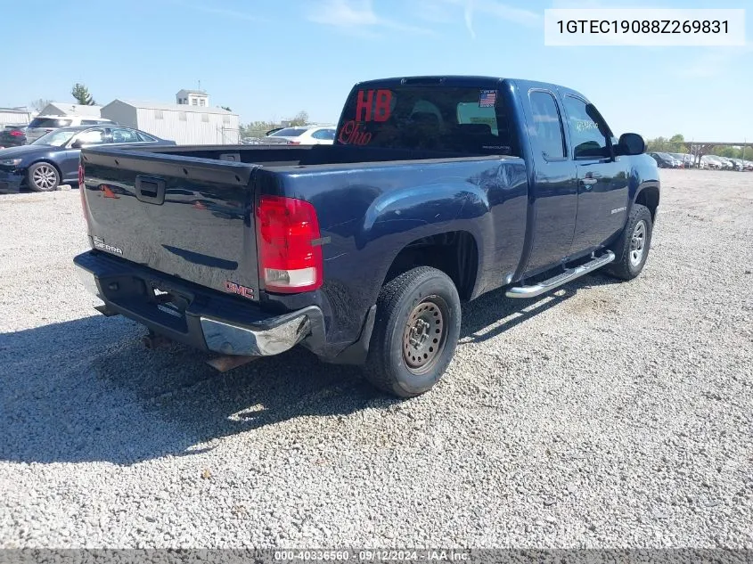 1GTEC19088Z269831 2008 GMC Sierra 1500 Work Truck