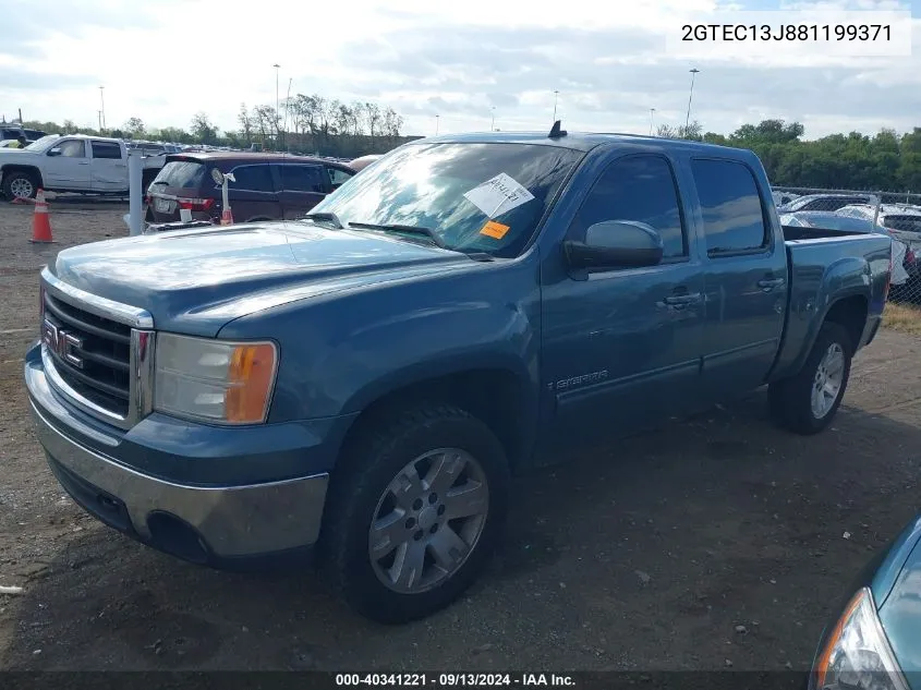 2008 GMC Sierra C1500 VIN: 2GTEC13J881199371 Lot: 40341221