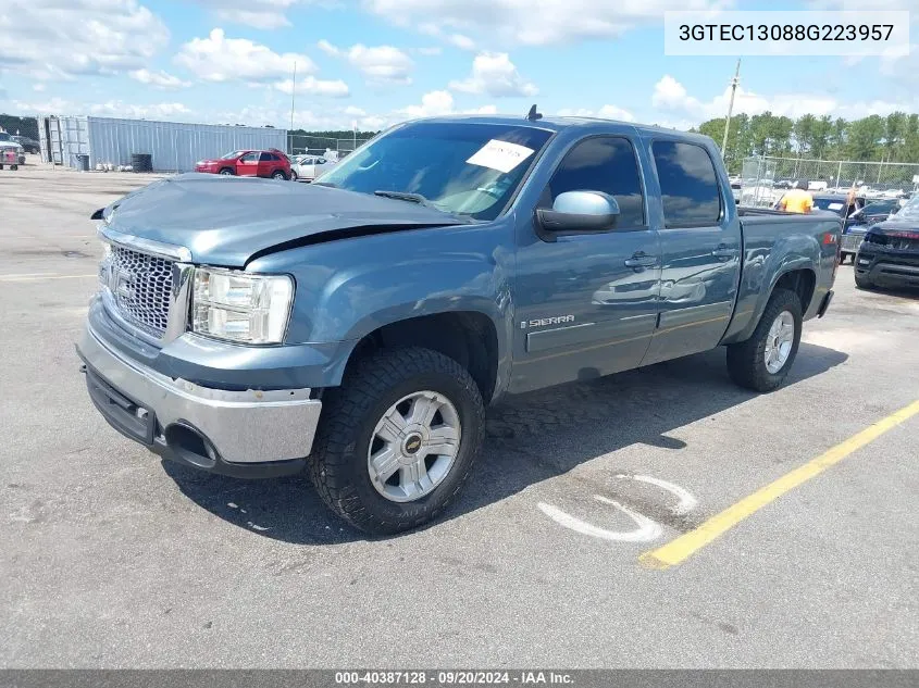 3GTEC13088G223957 2008 GMC Sierra 1500 Slt