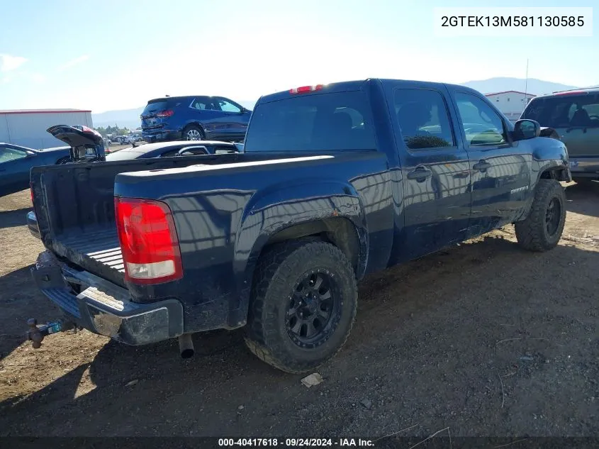 2GTEK13M581130585 2008 GMC Sierra 1500 K1500