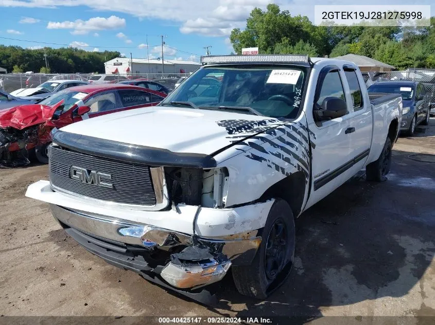 2GTEK19J281275998 2008 GMC Sierra 1500 Sle1