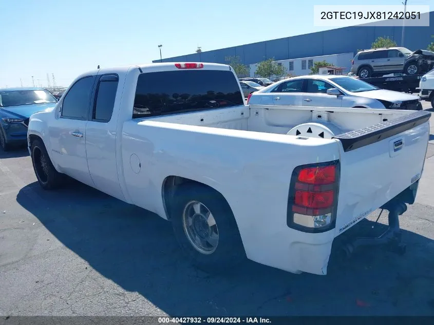 2GTEC19JX81242051 2008 GMC Sierra 1500 Sle1