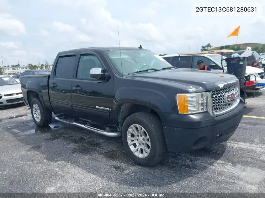 2GTEC13C681280631 2008 GMC Sierra 1500 Sl