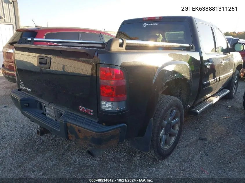 2GTEK638881311261 2008 GMC New Sierra K1500 Denali