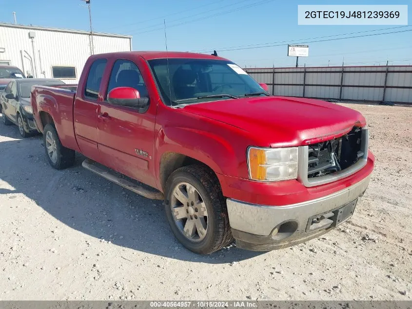 2GTEC19J481239369 2008 GMC Sierra 1500 Sle2