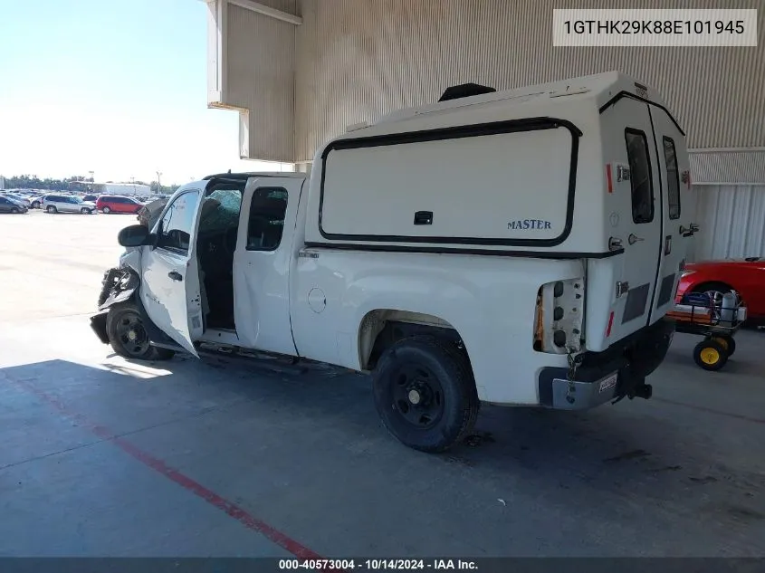 2008 GMC Sierra 2500Hd Work Truck VIN: 1GTHK29K88E101945 Lot: 40573004