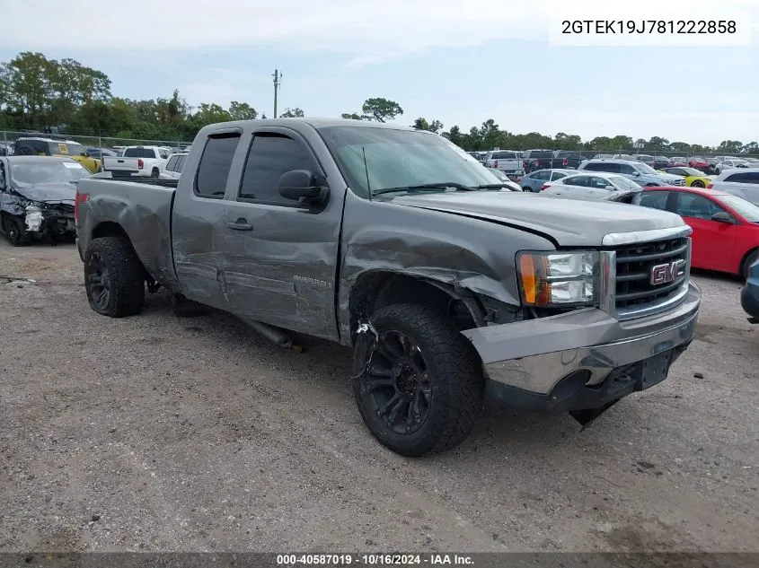 2GTEK19J781222858 2008 GMC Sierra 1500 Sle1