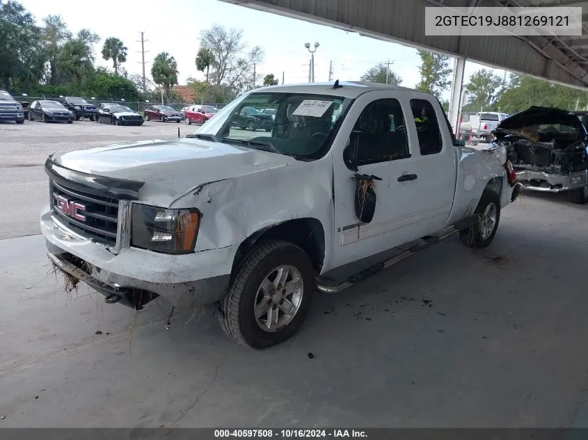 2008 GMC Sierra 1500 Sle1 VIN: 2GTEC19J881269121 Lot: 40597508