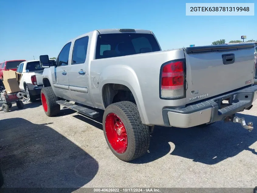 2GTEK638781319948 2008 GMC Sierra 1500 Denali