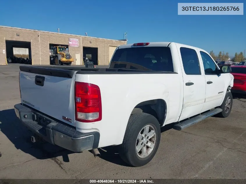 2008 GMC Sierra 1500 Sle1 VIN: 3GTEC13J18G265766 Lot: 40648364