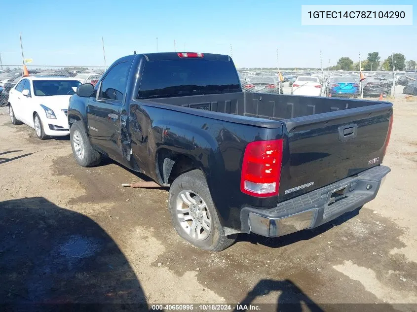 1GTEC14C78Z104290 2008 GMC Sierra 1500 Work Truck