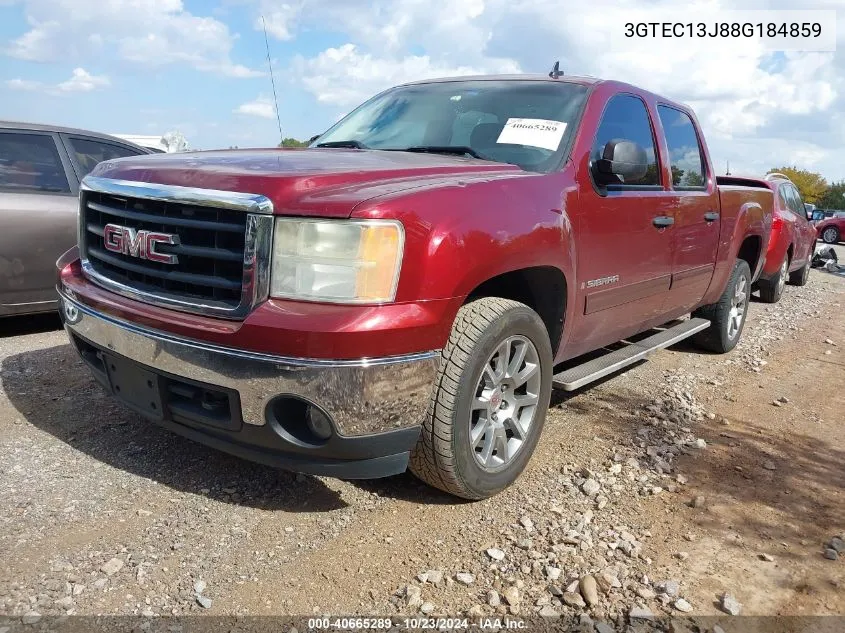 2008 GMC Sierra 1500 Sle1 VIN: 3GTEC13J88G184859 Lot: 40665289