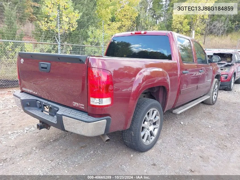 2008 GMC Sierra 1500 Sle1 VIN: 3GTEC13J88G184859 Lot: 40665289