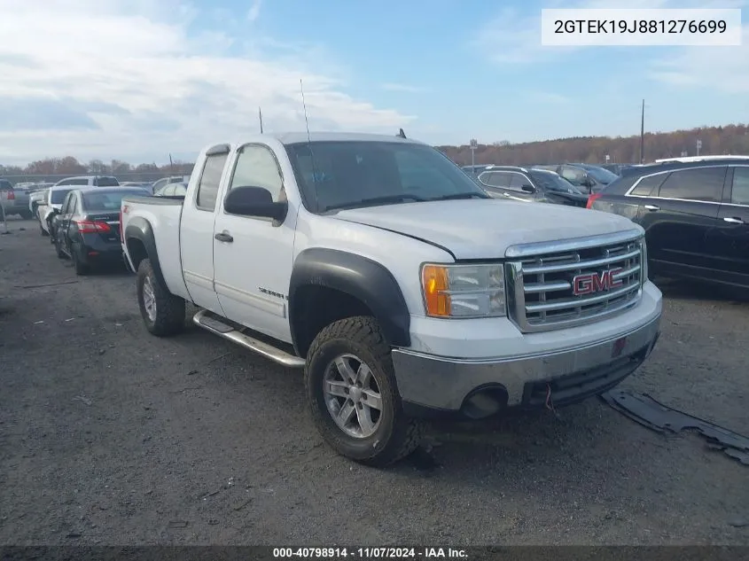 2008 GMC Sierra 1500 Sle1 VIN: 2GTEK19J881276699 Lot: 40798914