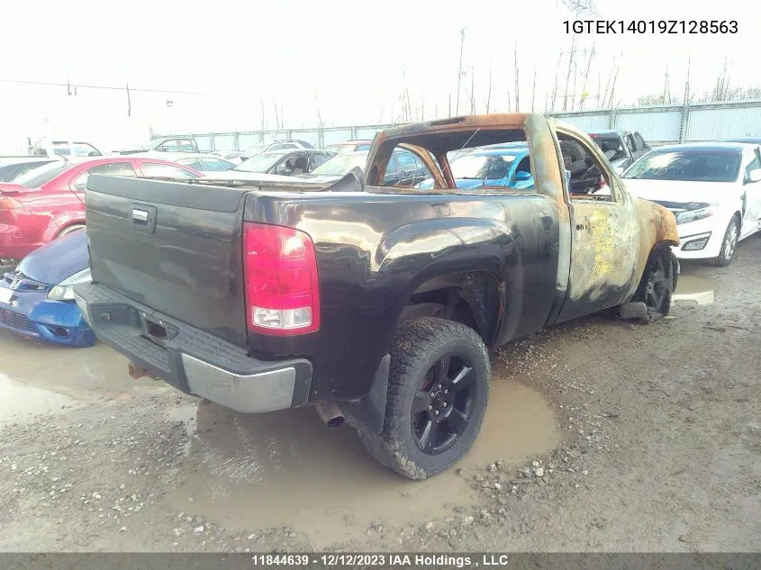 2009 GMC Sierra 1500 VIN: 1GTEK14019Z128563 Lot: 11844639