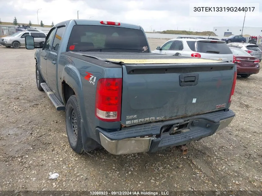 3GTEK13319G244017 2009 GMC Sierra 1500