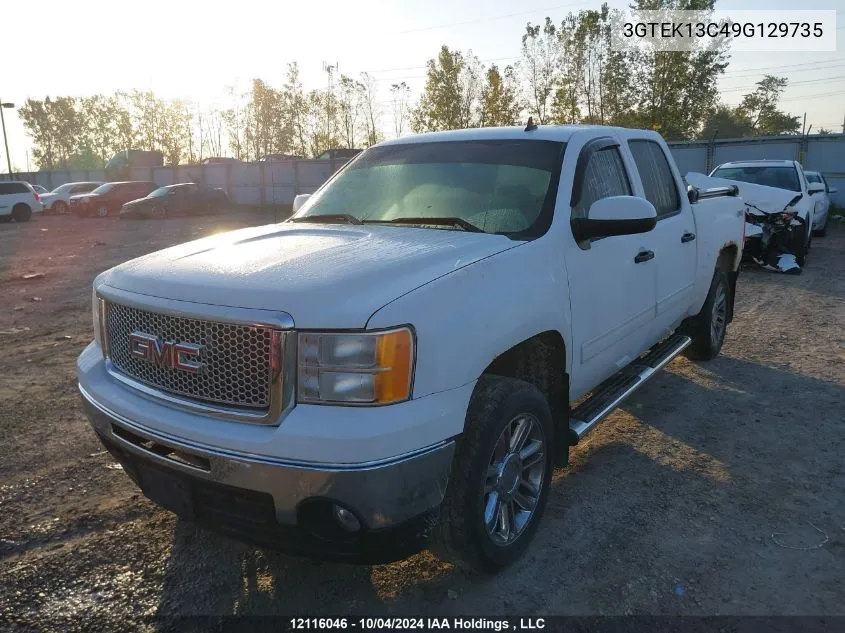 3GTEK13C49G129735 2009 GMC Sierra K1500/K1500 Sl