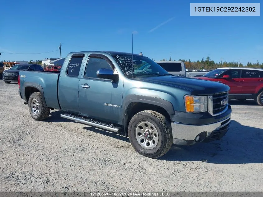 1GTEK19C29Z242302 2009 GMC Sierra 1500