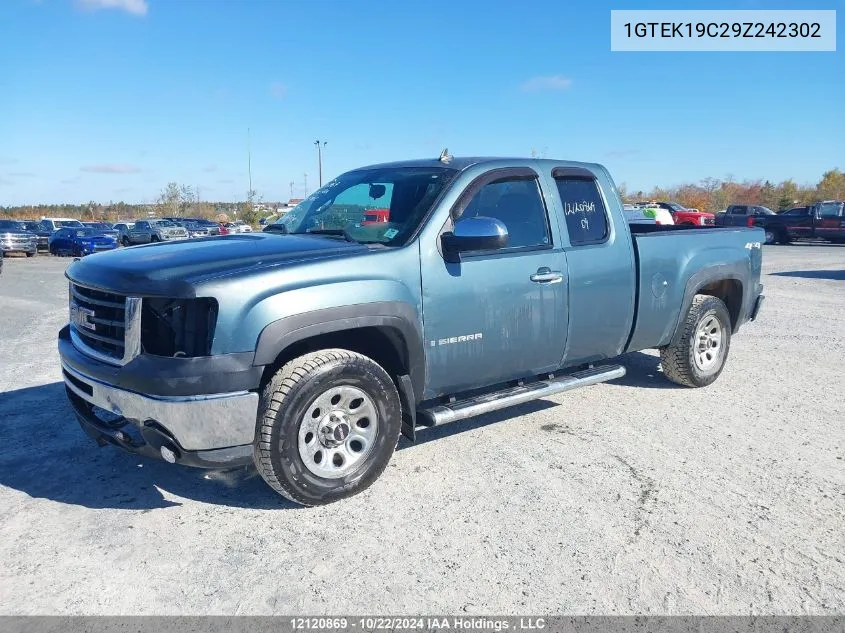 1GTEK19C29Z242302 2009 GMC Sierra 1500