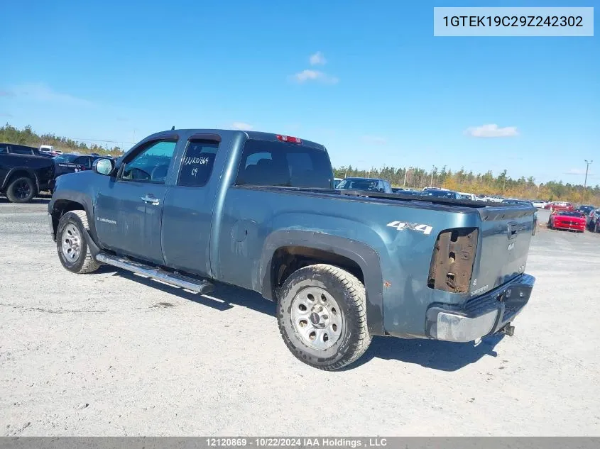 1GTEK19C29Z242302 2009 GMC Sierra 1500