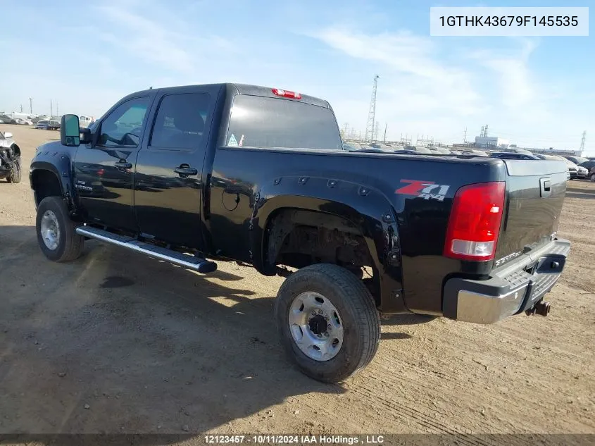 2009 GMC Sierra 2500Hd VIN: 1GTHK43679F145535 Lot: 12123457