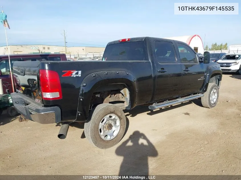 2009 GMC Sierra 2500Hd VIN: 1GTHK43679F145535 Lot: 12123457