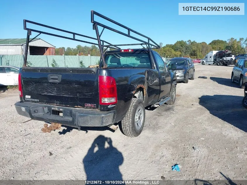 1GTEC14C99Z190686 2009 GMC Sierra C1500