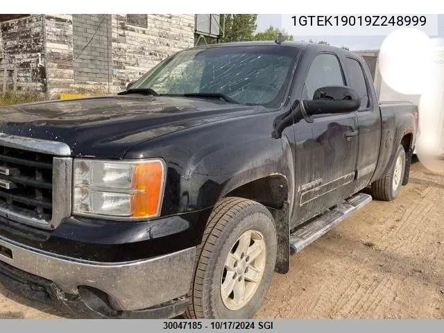 2009 GMC Sierra K1500 VIN: 1GTEK19019Z248999 Lot: 30047185