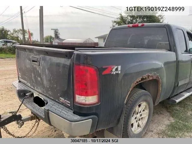 1GTEK19019Z248999 2009 GMC Sierra K1500