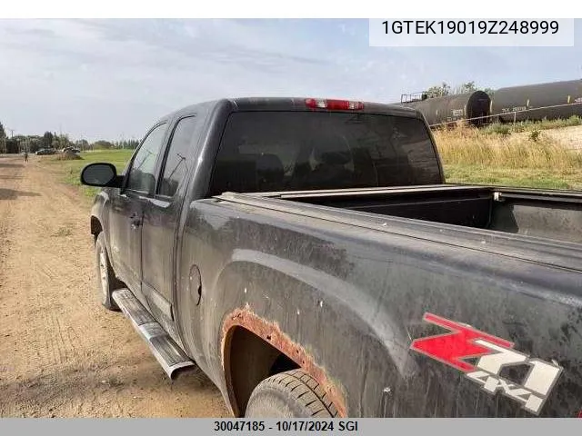 1GTEK19019Z248999 2009 GMC Sierra K1500