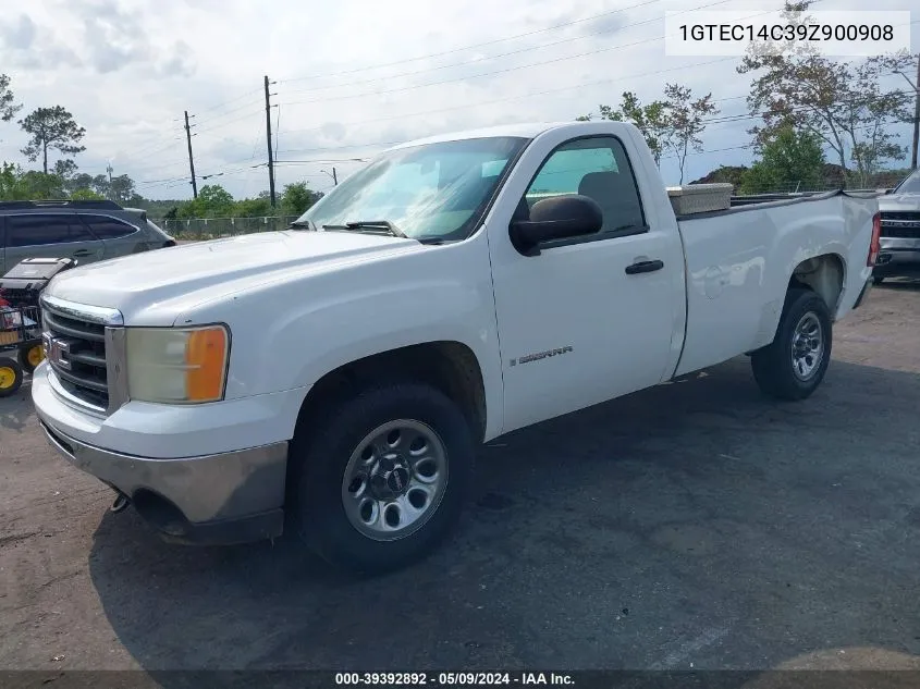 2009 GMC Sierra 1500 Work Truck VIN: 1GTEC14C39Z900908 Lot: 39392892