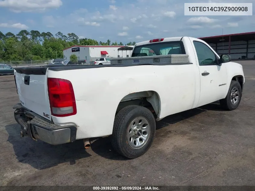 2009 GMC Sierra 1500 Work Truck VIN: 1GTEC14C39Z900908 Lot: 39392892