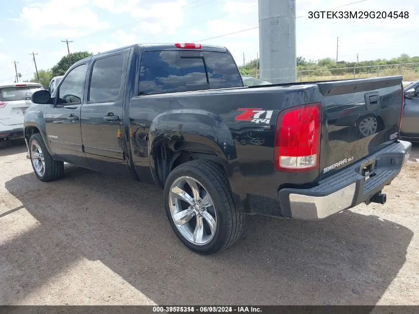 2009 GMC Sierra 1500 Slt VIN: 3GTEK33M29G204548 Lot: 39575314